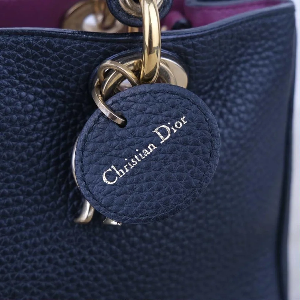 Dior Diorissimo Black Mini Bag with crossbody strap - Picture 7 of 16